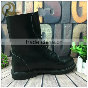 Genuine Leather Military Combat Tactical Boots Man Black thumbnail-1
