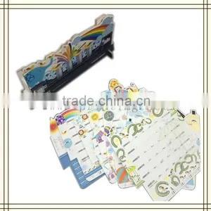 New Design Die-cutting Different Shapes With EVA Unique Funny Desk Calendar thumbnail-2