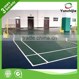 Silicon PU Synthetic Badminton Court Flooring Material thumbnail-3