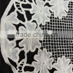 Polyester Embroidier Lace Peinador Collar Design thumbnail-3