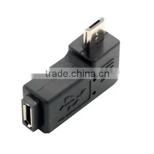 Right Angled Micro USB Adapter, Right Angled Micro USB M/F thumbnail-2