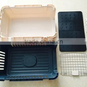PP Material & Stainless Plastic Dogs Transport House Products/ Cage/ Carrier: Durable & Soft thumbnail-4