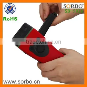 Handcrank Dynamo FM Radio Torch Emergeny Flashlight thumbnail-1