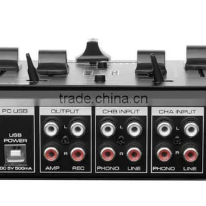 Outstanding Pro. 80 dB 2 Channel USB Audio DJ Mixer DM-200U thumbnail-1