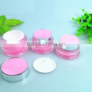 Cystal Top ABS Cap Plastic Acryrlic Cream Jars thumbnail-3