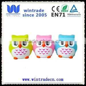 Eco-friendly Plastic Babies Bath Toy Bright Color Flashing Owl thumbnail-1