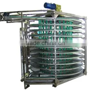 Motorized Plastic Modular Belt Spiral Conveyor/powered Screw Conveyor thumbnail-2