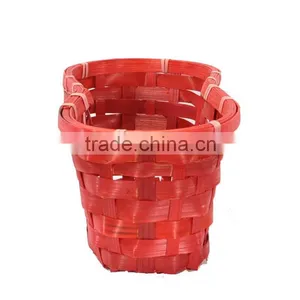 Stained Attractive Gift Basket Woven Bamboo Basket thumbnail-4