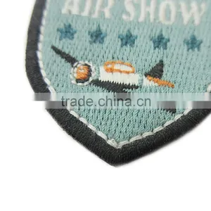 Custom Shaped Embroidered Patched No Minimum Laser Cut Embroidered Patch thumbnail-3