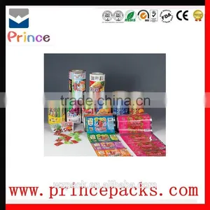Plastic Food Packaging Film Printing Film Roll for Cake/bresd/biscuit/candy/coffee/sugar thumbnail-1