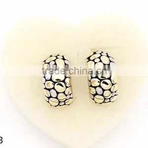 2016 New Fashion Wholesale Juyuan Double Color Plated Whole Sales Earrings thumbnail-5