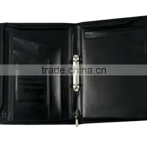 A4 PU Leather File Folder Portfolio With Zipper thumbnail-1