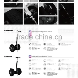 2015 Newest 2000W/2400W Lithium Battery 2 Wheel Self Balance Electric Scooter Wind Rover F6 thumbnail-3