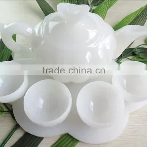 White Crystal Marble Bowl Set for Gift thumbnail-2
