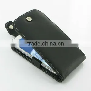 Leather Case for Samsung Galaxy S3 - Flip Top Type (Black) GT-i9300 thumbnail-1