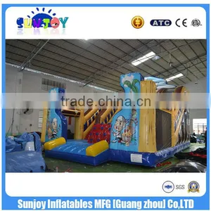 CE Outdoor New Inflatable Pirate Slide /Commercial Combo Jumper For Kids thumbnail-3