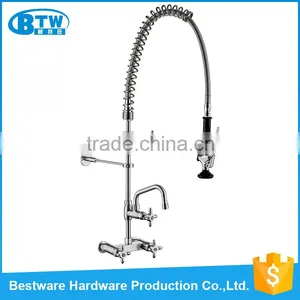 Wholesale Custom High Quality Commercial Pre-rinse 304 Stainless Steel Wall Mounted Faucet thumbnail-1