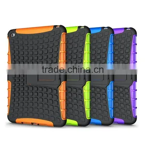 Smart Cover 8 Colors PC+TPU Hybrid Combo Heavy Duty Holster Kickstand Shockproof Case Cover for Ipad Mini 4 thumbnail-6