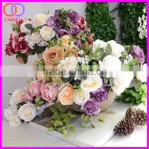 Fake Rose Bushes,artificial Wholesale Cabbage Rose thumbnail-3