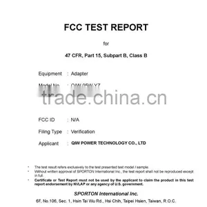 UL/cUL/PSE/FCC/CEC/BSMI/GS/CE/ERP/SAA/C-TICK/MEPS/CCC 5W 5V 0.5A Power Adaptor thumbnail-5