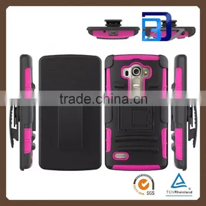Fashionable Popular Shockproof Heavy Duty Armor Case Cover 3 in 1 Belt Armor Slim Case For LG G4s Fast Delivery thumbnail-1