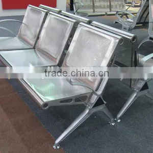 4 Seats Stainless Steel Metal Waiting Room Chairs thumbnail-5