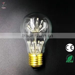 Antique LED Fireworks Filament Light A19 Edison Style Led Starry Light Bulb thumbnail-1
