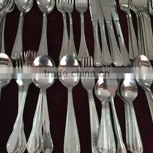 Wholesale Stainless Steel Flatware Spoon Knife and Forks Sets Stainless Steel Utensils thumbnail-2