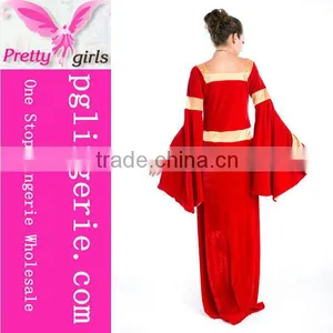 Red Sexy Night Gowns Evening Dress For Ladies thumbnail-2