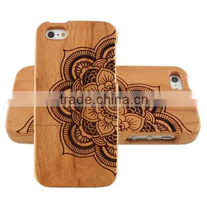 OEM Custom Laser Design Wood Cell Phones Cases for i6 /i6s/i6 Plus thumbnail-2