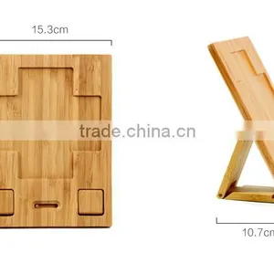 Custom Made Bamboo Products for Ipad Bamboo Stand and Wood Phone Stand for Iphone thumbnail-6