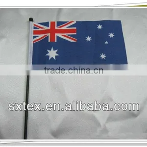 High Quality 10 Years Experience Polyester Red White Blue Flag thumbnail-1