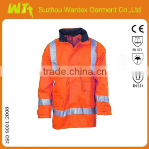 Orange Waterproof and Breathable Softshell Jacket thumbnail-1