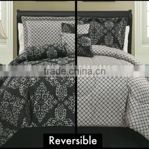 7PCS REVERSIBLE JACQUARD COMFORTER SET WITH NEW DESIGN thumbnail-1