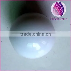 12mm White Acrylic Beads Acrylic Beads Loose thumbnail-1