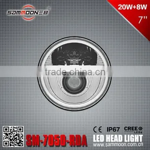7 Inch Round LED Head Light Work Light With Cree Chip Fog Light thumbnail-1