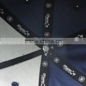 Custom High Quality 5- Panel Cotton Twill Snapback Hat With Woven Badge thumbnail-6
