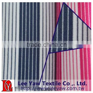 Polyester Spandex Fleeder Stripe Jersey Fabric thumbnail-1