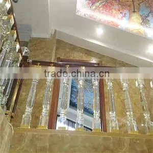Factory Price Transparent Acrylic Crystal Baluster/ Acrylic Bubble Handrial thumbnail-3