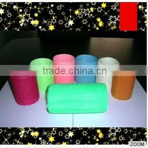 China Non Woven Elastic Self Cohesive Bandage/pet Cohesive Adhesive Bandage in Low Price thumbnail-1