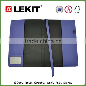 Hot Sale Creative Notebook Leather Cover With Elastic Pen Loop and Ribbon thumbnail-1
