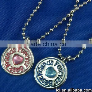 High Quality Long Chain Necklace Best Girlfriends, Hot Sale Meaningful Pendant Necklace thumbnail-1