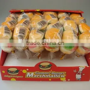 Hamburger Marshmallow Lollipop / Gummy Burger Marshmallow Lollipop Candy thumbnail-2