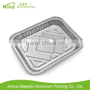 Medium Black and Gold Black Diamond Foil Entree / Take Out Pan With Dome Lid thumbnail-1