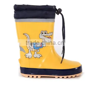 Wholesale Crocodile Pattern Waterproof Rubber Rain Boots for Kids thumbnail-2