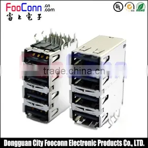 Dongguan Manufacturers Supply Four-layer Usb A-type Female Connector thumbnail-1