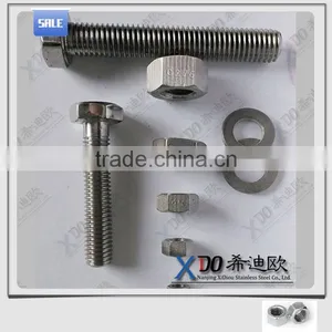 Alloy 601. Alloy600. Alloy625 . Stainless Steel Fasteners Hex Bolt and Nut Washer thumbnail-1