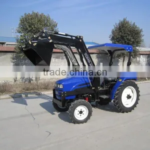 LZ304,30HP, 4WD Mini Garden Tractors Fit With 4in1 Front End Loader, Mini Garden Tractor Loader thumbnail-1