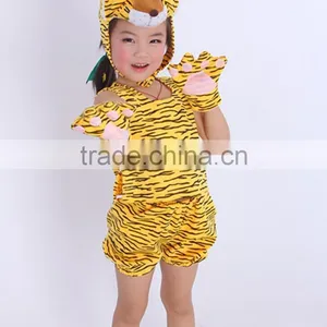 Performance Dress Up Sleeveless Kids Tiger Animal Costumes thumbnail-5