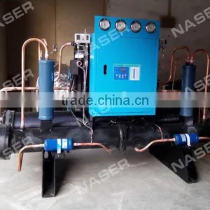 Imported Compressor Screw Water Cooling Chiller Electroplating Industry Glycol Water Chiller thumbnail-2